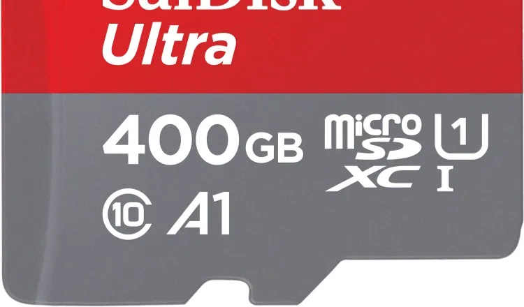 400GB Sandisk Ultra MicroSDXC, η μεγαλύτερη κάρτα μνήμης microSD στον κόσμο σήμερα. (φωτό: Western Digital)