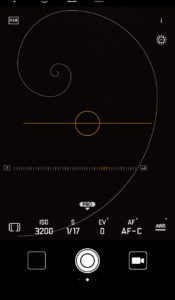 Huawei P10 review - camera Pro mode - screenshot