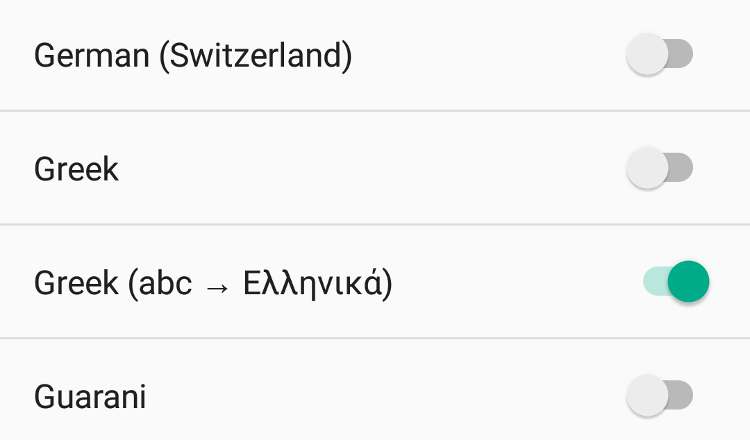 Η επιλογή abc-Ελληνικά στο Android Gboard μπορεί να σας απαλλάσσει από τα greeklish.
