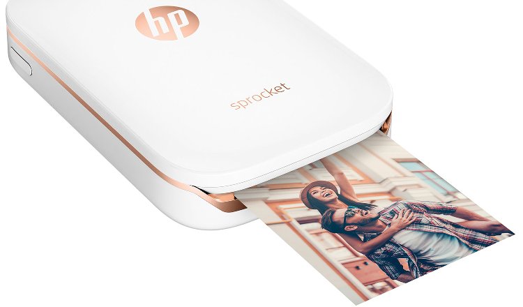 HP Sprocket Photo Printer printing