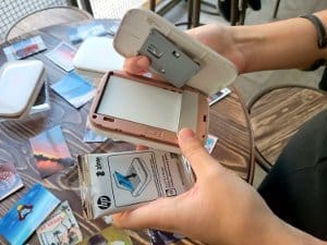 HP Sprocket review, paper in