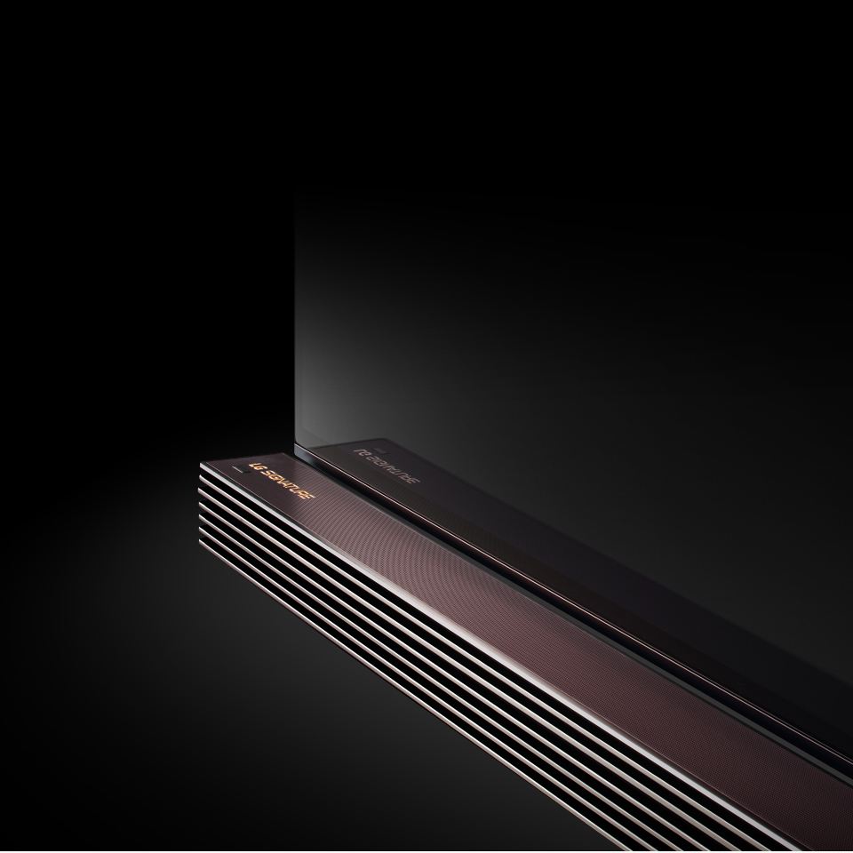 LG Signature OLED65G7V review sound barLG Signature OLED65G7V review sound bar