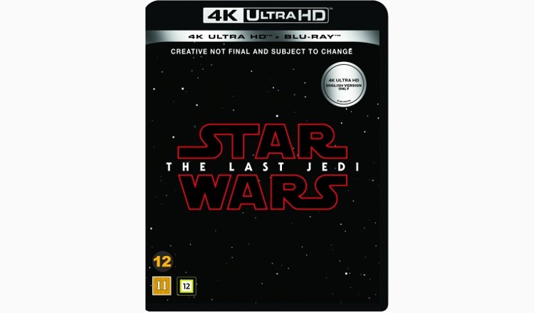 Star Wars - The Last Jedi 4K Blu-ray Disc