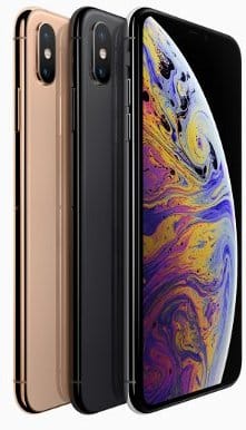 iPhone Xs line up