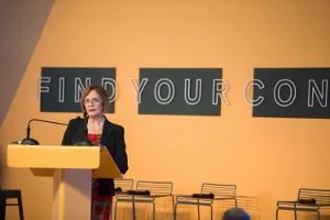 εκδήλωση «Ο πολιτισμός που ενώνει την Ευρώπη» του Google Arts and Culture και της Ευρωπαϊκής Επιτροπής στην Αθήνα Μυρσίνη Ζορμπά