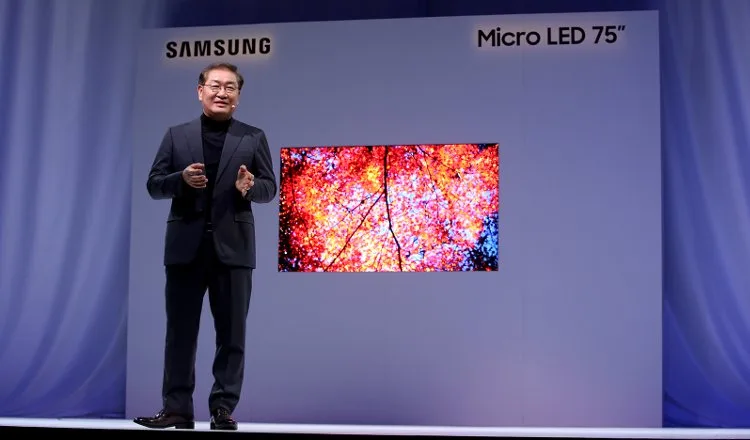 Samsung Micro LED TV 75" μεταβλητού λόγου πλευρών