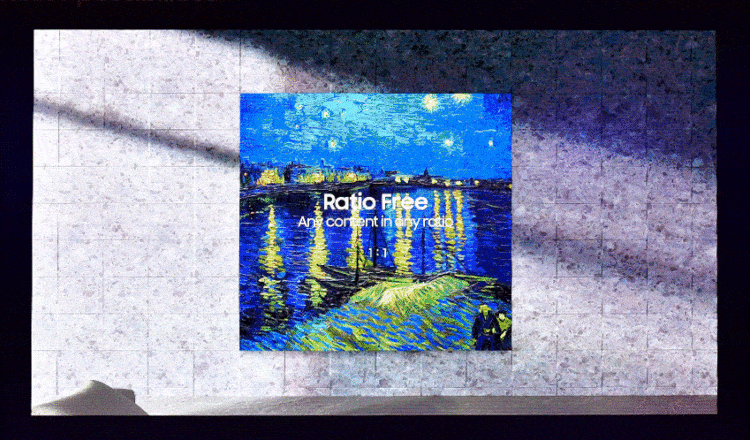 Samsung Micro LED TV 75" μεταβλητού λόγου πλευρών