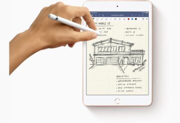 iPad Mini Apple Pencil hand drawing