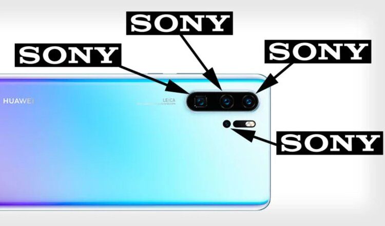 Huawei P30 Pro με αισθητήρες Sony