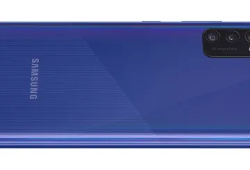 Samsung Galaxy A41 blue