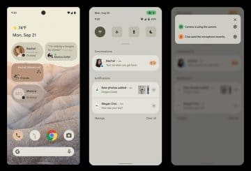 Android 12 eikones diarroi
