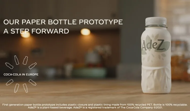 Coca-Cola χάρτινο μπουκάλι