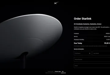 starlink internet ellada order