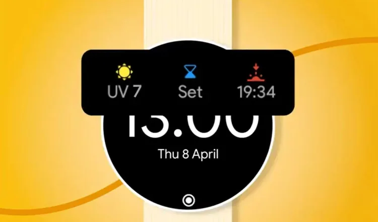 wear os δεικτης uv