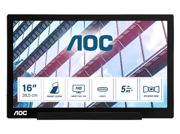 φορητή οθόνη AOC i1601p