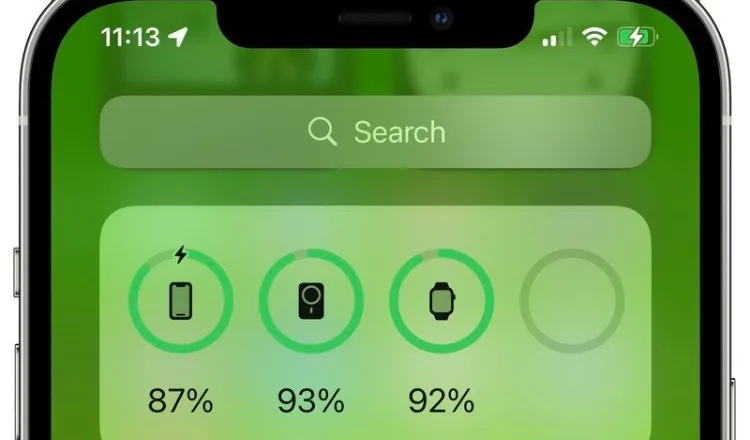 ios 15 beta 4 battery widget