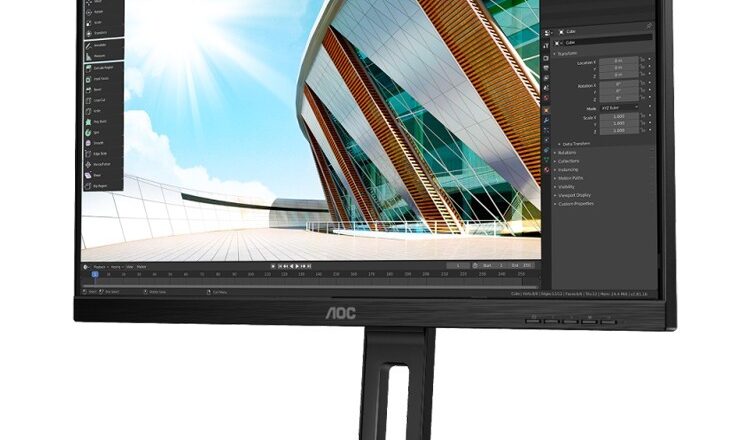 Η AOC παρουσιάζει τέσσερις επαγγελματικές οθόνες QHD και 4Κ