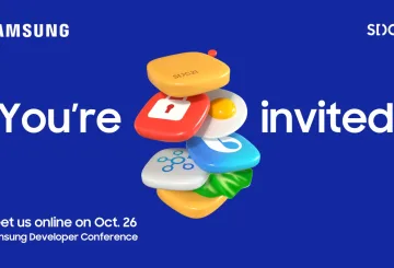 Samsung Developer Conference 2021 invitation
