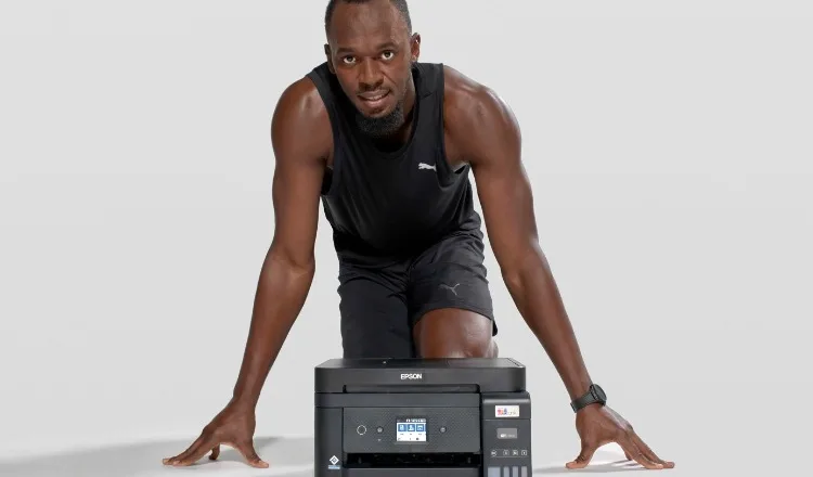 Epson και Usain Bolt συνεργάζονται για την προώθηση της νέας σειράς εκτυπωτών EcoTank
