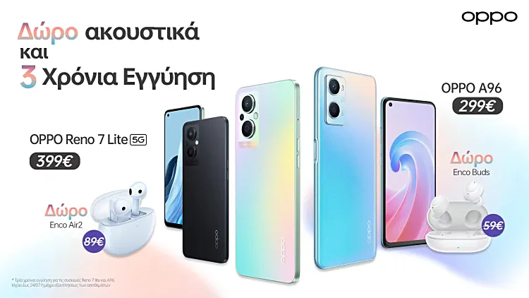 Early bird με δώρα για την είσοδ της oppo στην ελληνική αγορά. (oppo)
