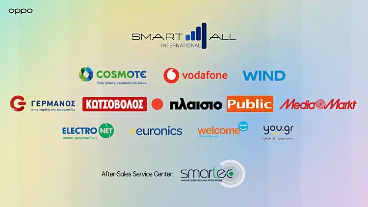 Η διάθεση των νέων smartphones της oppo ξεκινά, στις 4 Ιουλίου, σε όλες τις μεγάλες αλυσίδες ειδών τεχνολογίας.