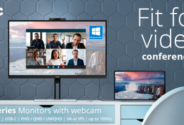 Νέες οθόνες από τη σειρά V5 της AOC με USB-C και webcam