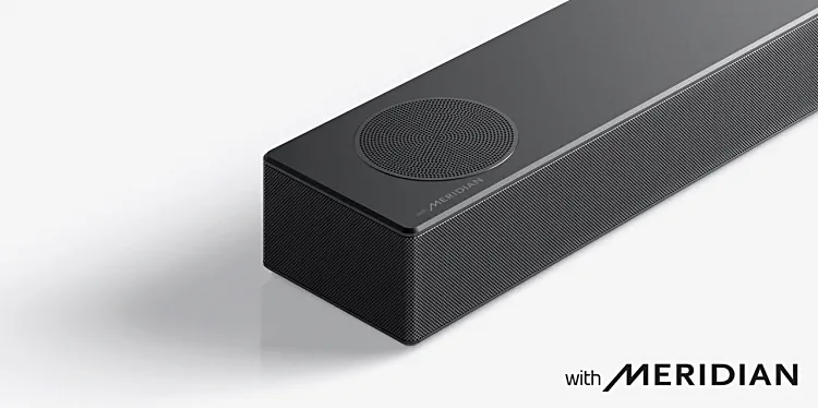 soundbar LG S75Q με τεχνολογία Meridian Audio