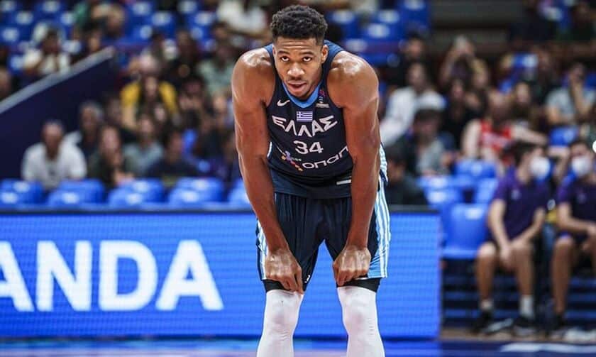 Giannis Antetokounmpo, Eurobasket 2022, Ελλάδα
