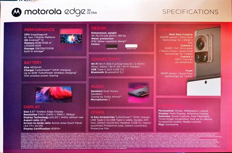 motorola edge 30 ultra specs sheet 2