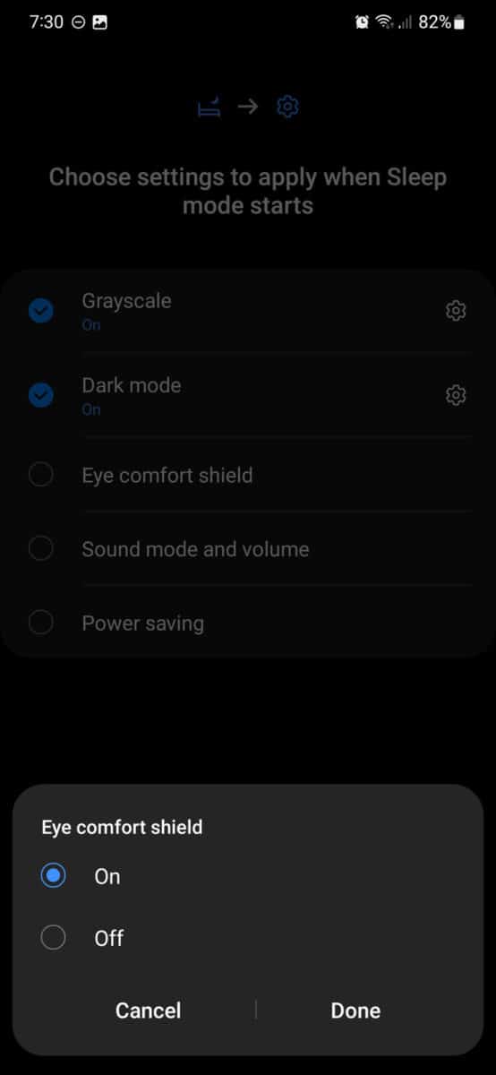 One UI 5.0 "Do not disturb" mode