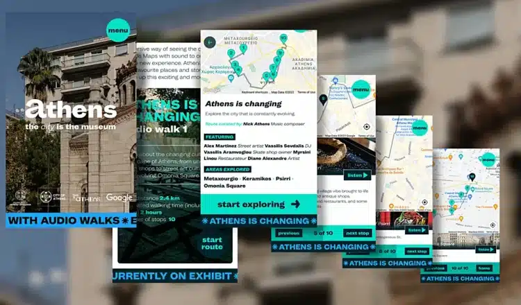 Athens. The city is the museum