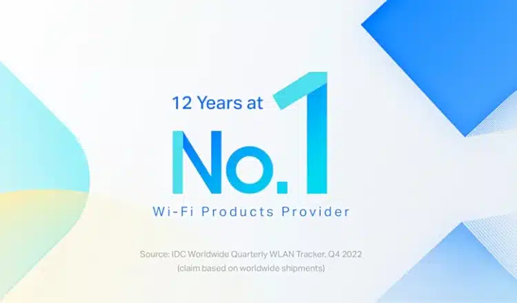 H TP-Link παραμένει ο no1 πάροχος προϊόντων WiFi (WLAN) για 12 συναπτά έτη