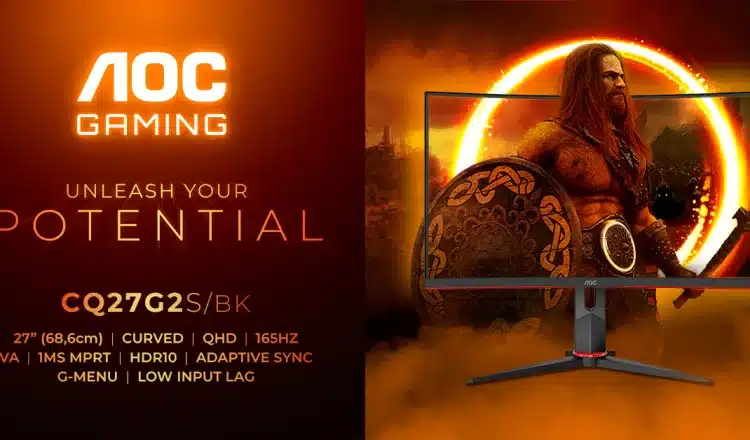 AOC GAMING CQ27G2S/BK gaming monitor