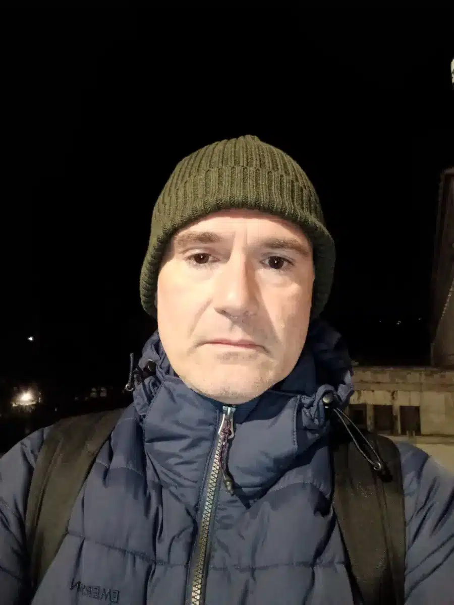 oppo A58, νυχτερινή selfie
