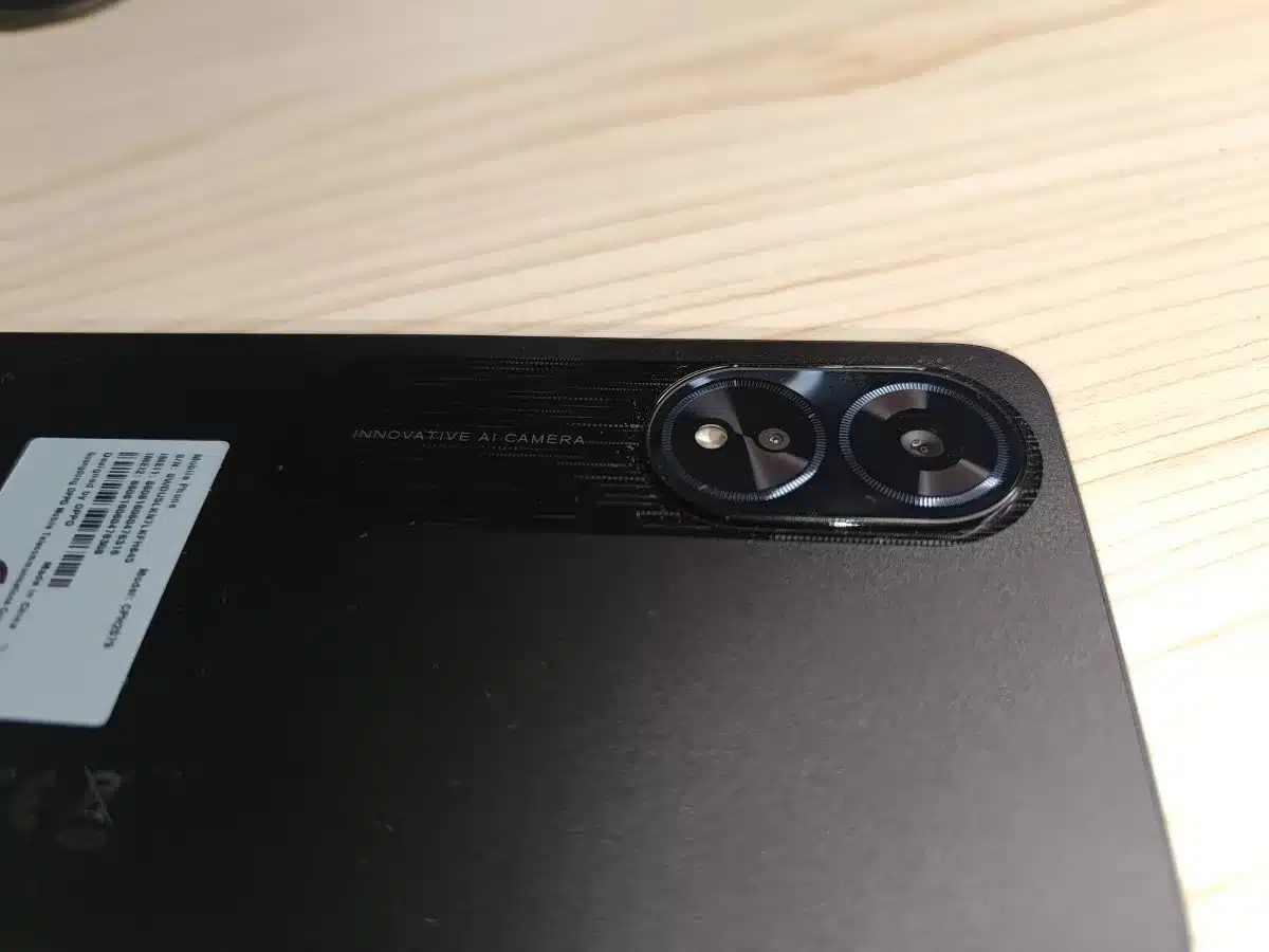 oppo A58, κύρια κάμερα
