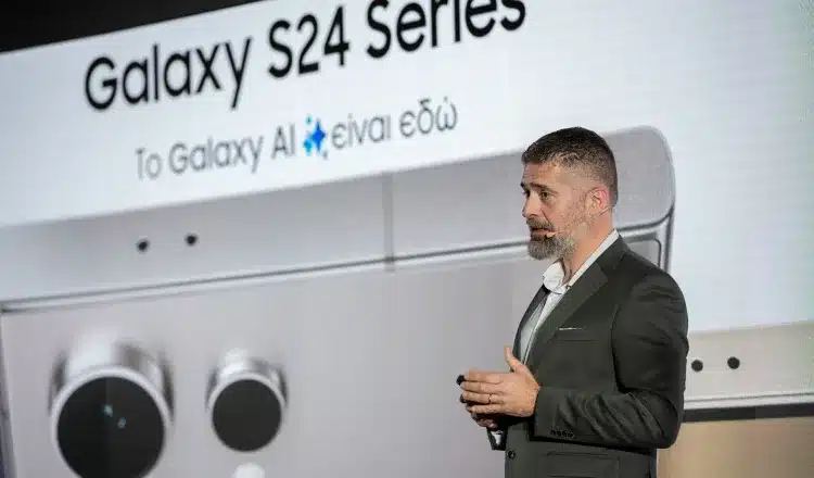 Samsung εκδήλωση για τα Galaxy S24 Άρης Παρασκευόπουλος, Επικεφαλής Mobile Experience της Samsung Electronics Hellas