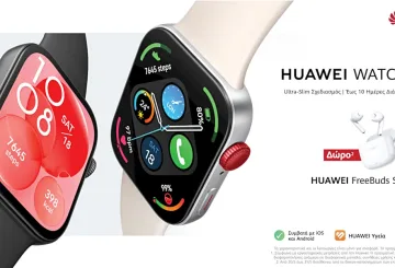 Μείνετε σε φόρμα και στυλ με το νέο Huawei WATCH FIT 3