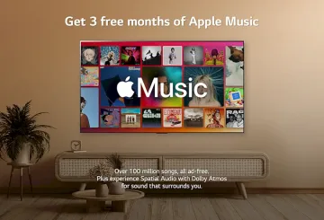 Apple Music με Dolby Atmos Spatial Audio στις Smart TV της LG