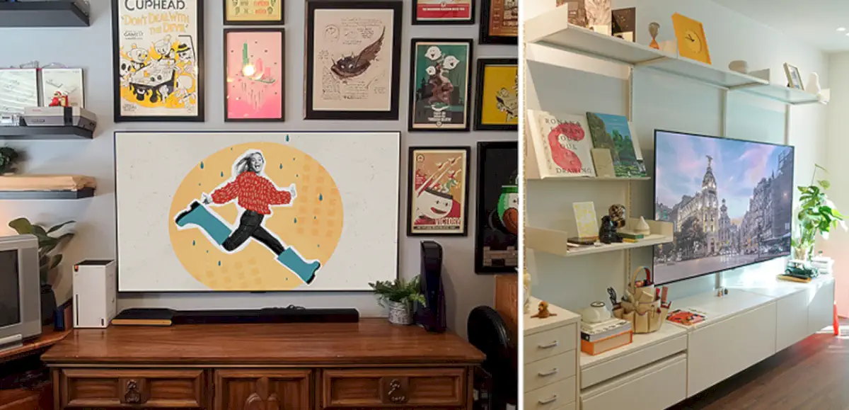 LG OLED TV διακόσμηση