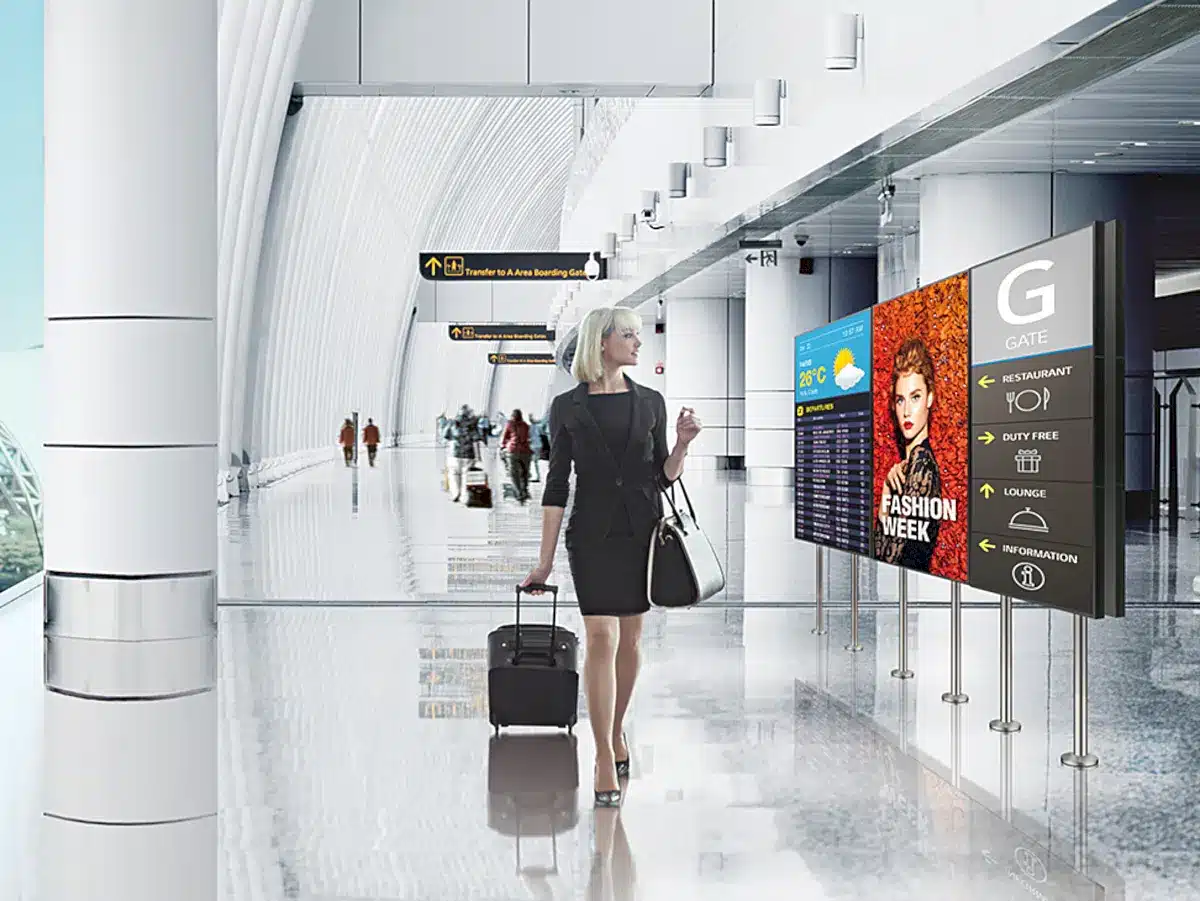 LG μεταφορές ψηφιακής σήμανσης