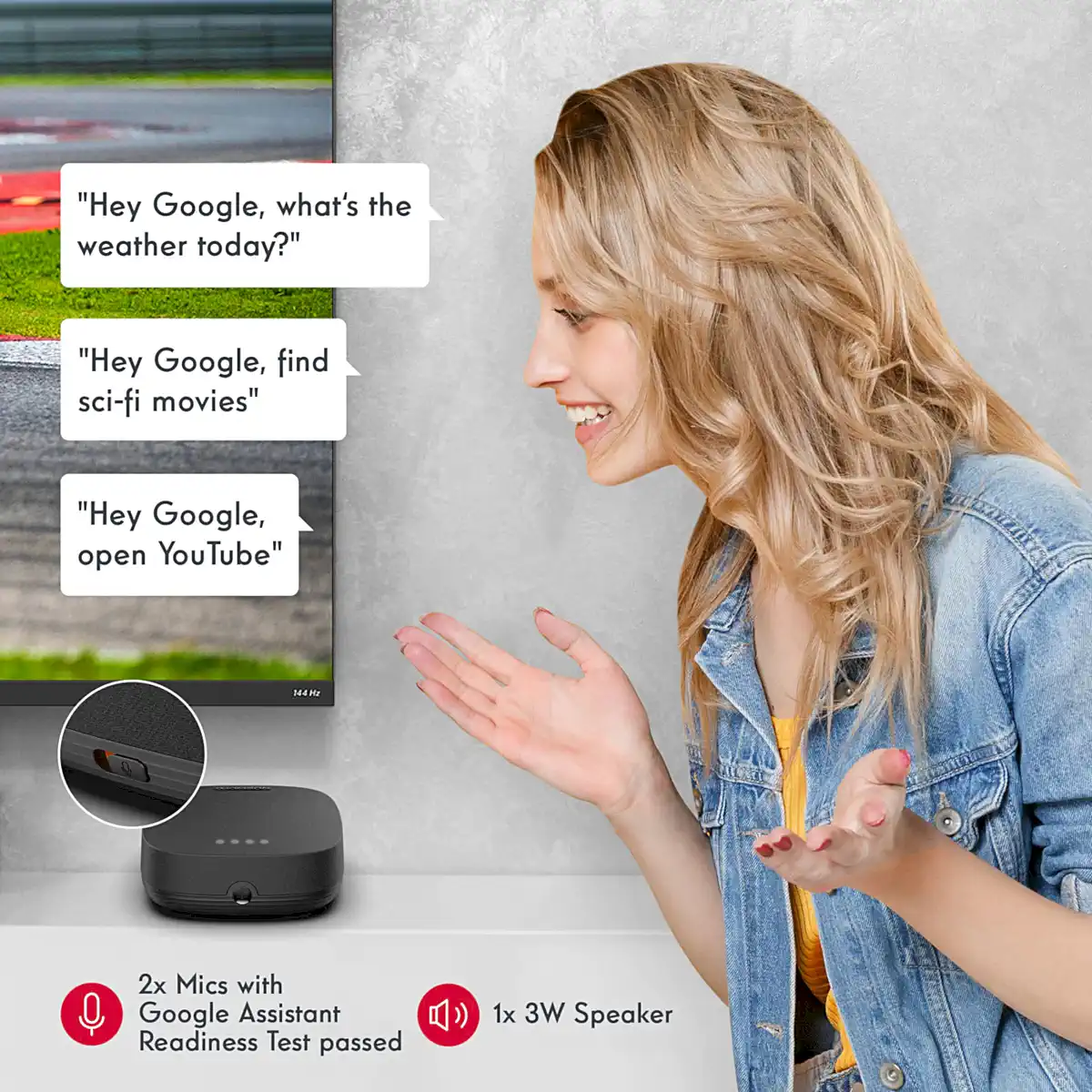 Thomson Streaming Box Plus 270, Hey Google, Amazon