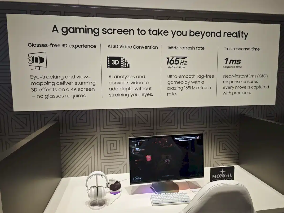 Odyssey 3D gaming monitor