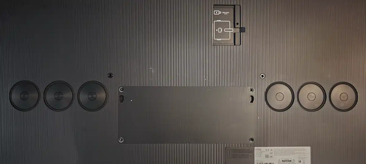 Samsung S95F OLED 4K review ηχεία