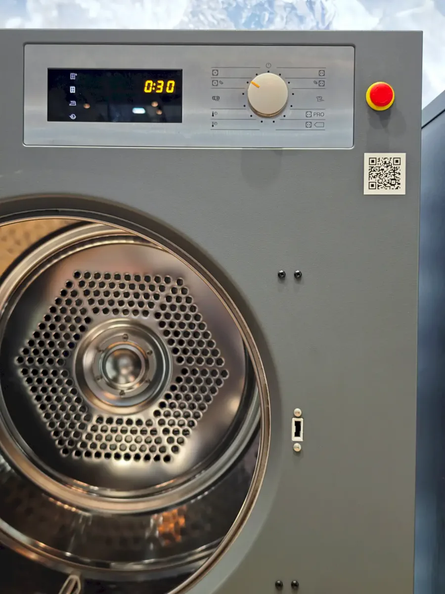 Ο πατενταρισμένος κυψελωτός κάδος στο επαγγελματικό πλυντηρίο PWM 514, photo by Electronicanto at HORECA 2026