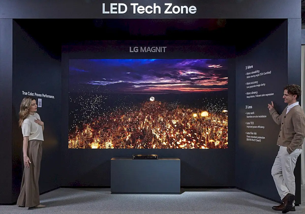 LG ISE 2026 LED Tech Zone