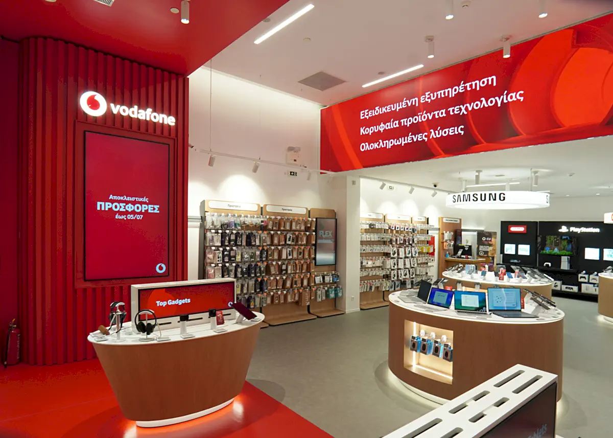 Vodafone: Νέα καταστήματα για να εξερευνήσετε την τεχνολογία