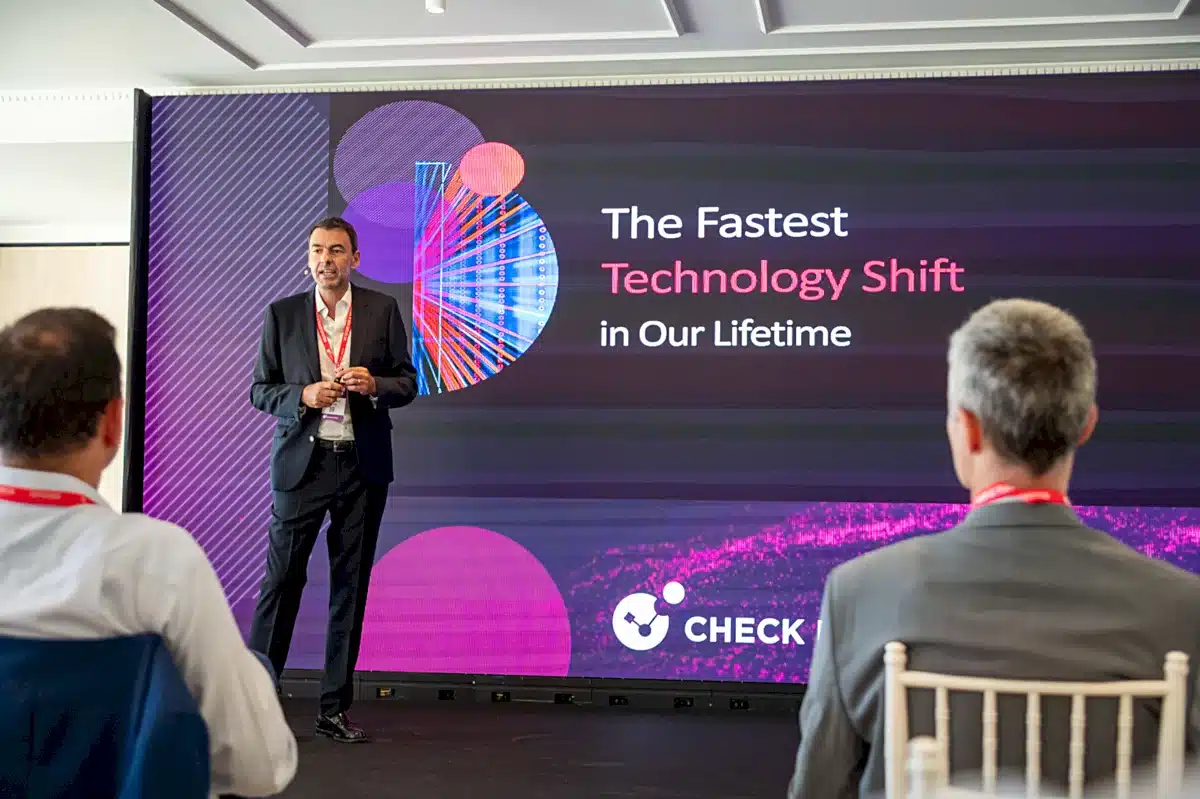 Michalis Bozos, Check Point Software, Country Manager, Greece, Cyprus, Romania, Bulgaria, Interview at Check Piont Advantage 2026 Conference, Athens, Greece