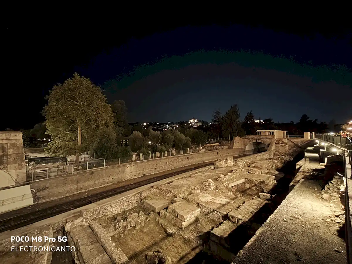 Poco M8 Pro review by electronicanto - image sample nightshot, x0,6 zoom