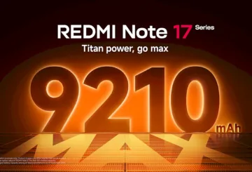 REDMI Note 17 Series 9.210 mAh battery