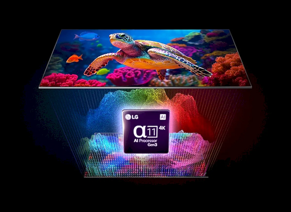 LG Micro RGB MRGB96 AI TV